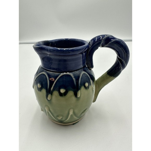 Rare Vintage Castle Arch Pottery Water Pitcher Jug Creamer 4.75” Castle Ireland - Picture 1 of 11